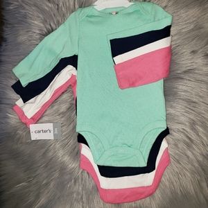 Carter's Baby Girl onesies long sleeve